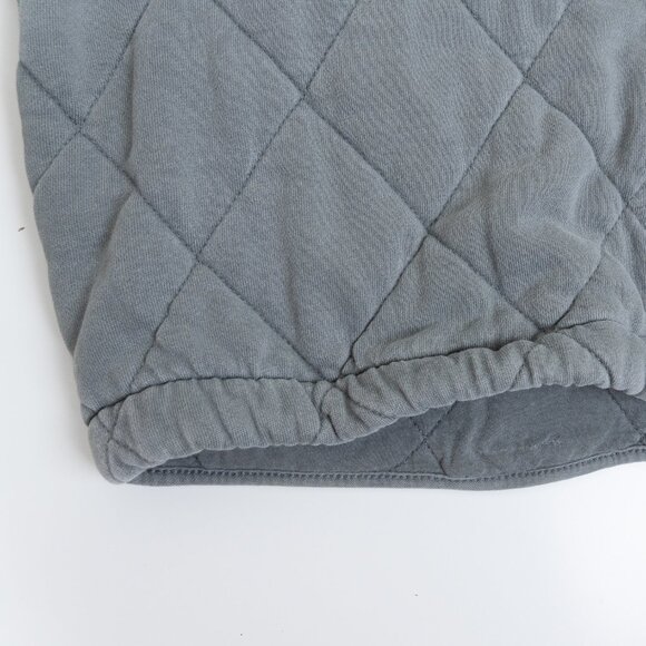 Urban Outfitters Freja Quilted Hooded Jacket Gray Winter Oversized Small - Picture 8 of 14